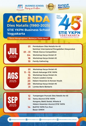 Dies Natalis 45th STIE YKPN Business School Yogyakarta