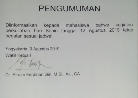 Kegiatan Perkuliahan