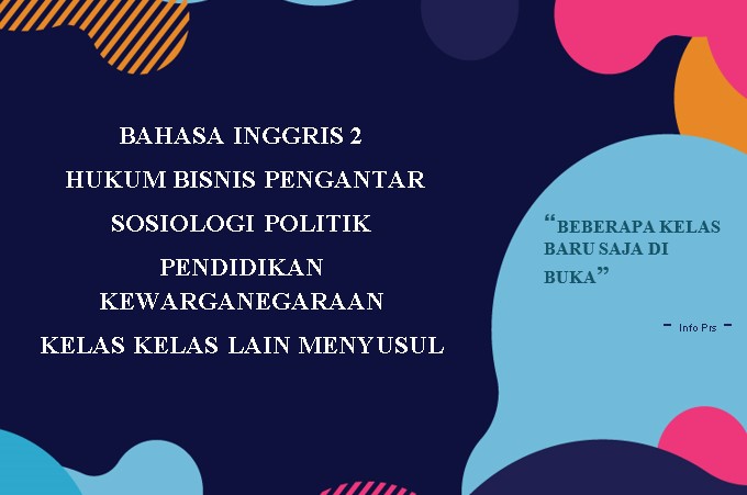 Kelas Baru. Perencanaan Studi Semester Ganjil TA 2020/2021