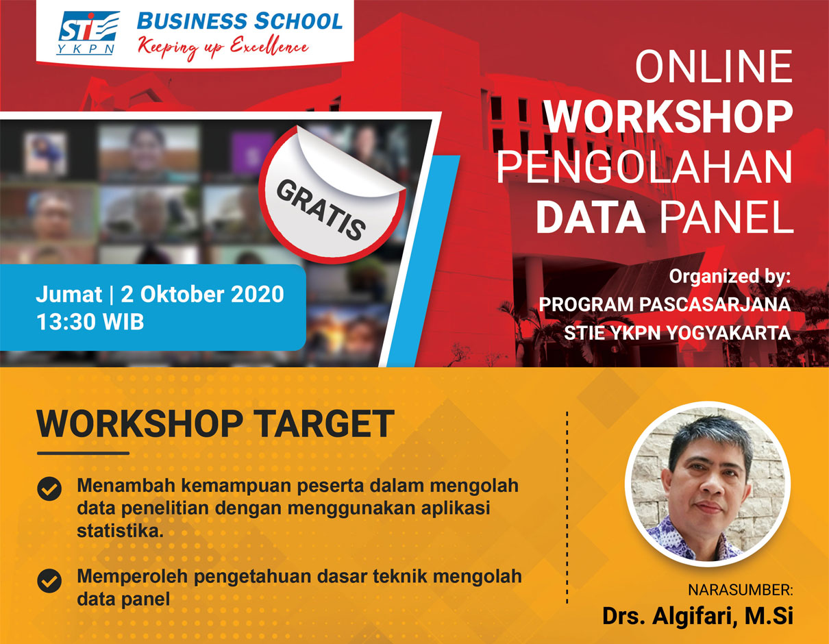 ONLINE WORKSHOP PENGOLAHAN DATA PANEL