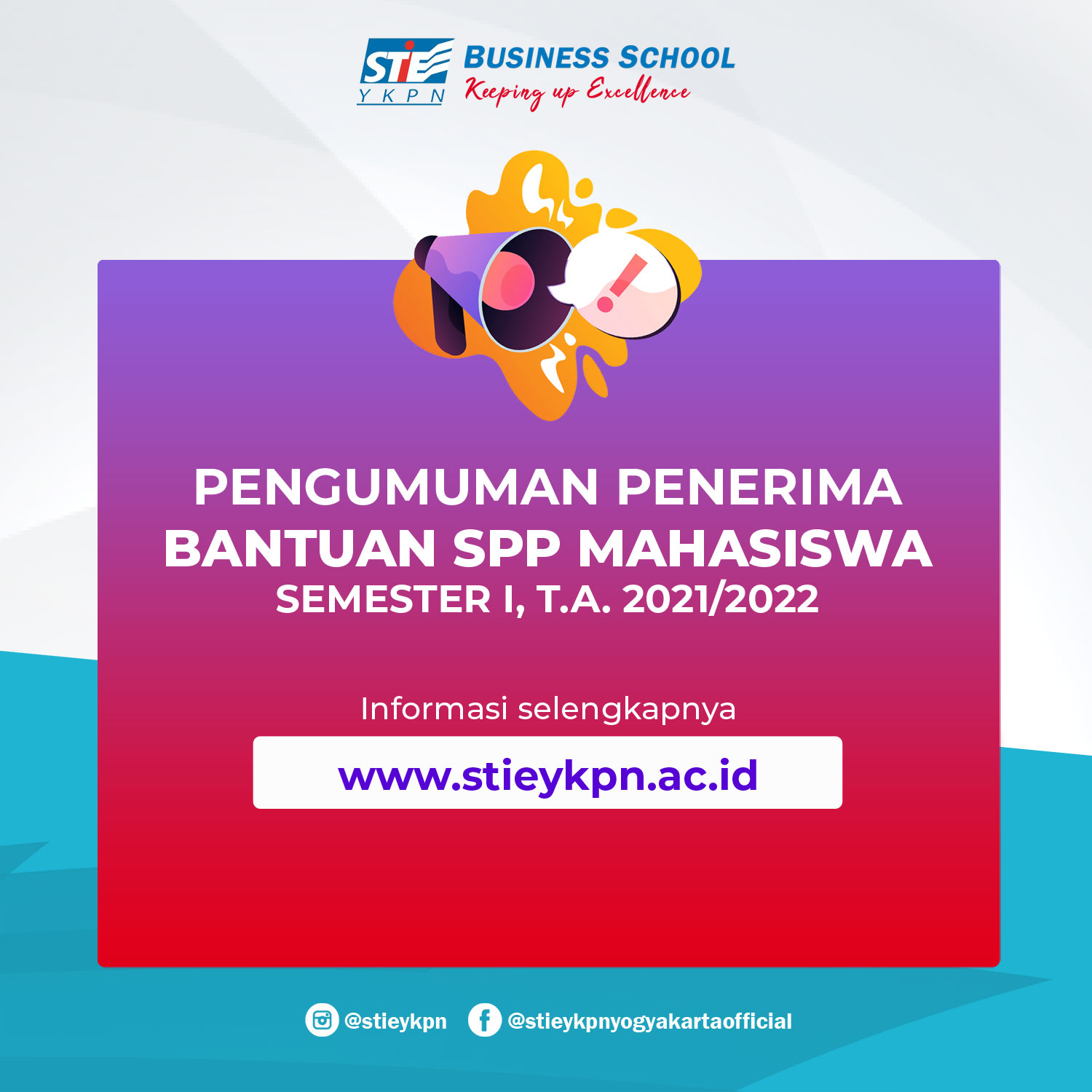 Penerima Bantuan SPP Kemendikbud Semester I, T.A. 2021/2022