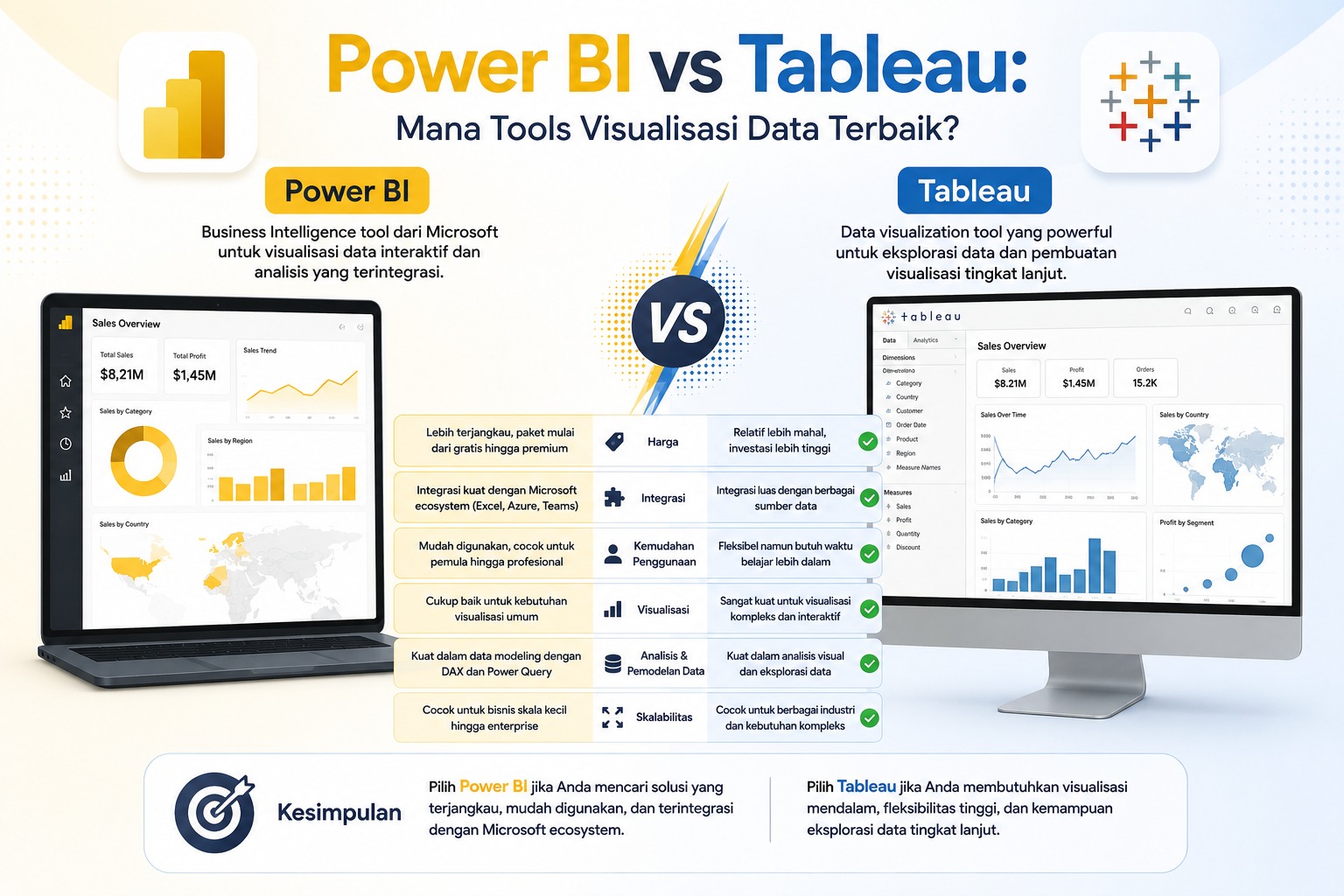Power BI vs Tableau: Mana Tools Visualisasi Data Terbaik?