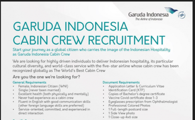 Garuda Indonesia Cabin Crew