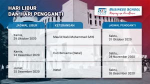 PENGUMUMAN JADWAL KULIAH PENGGANTI HARI LIBUR NASIONAL DAN KEAGAMAAN