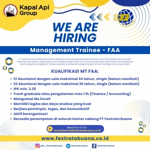 Kapal Api Group - Management Trainee