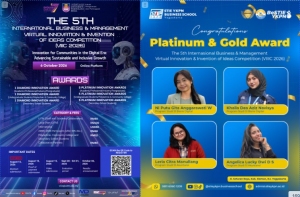 Tim Mahasiswa STIE YKPN Yogyakarta Raih Platinum dan Gold Award dalam Kompetisi Inovasi Internasional VIIIC 2026